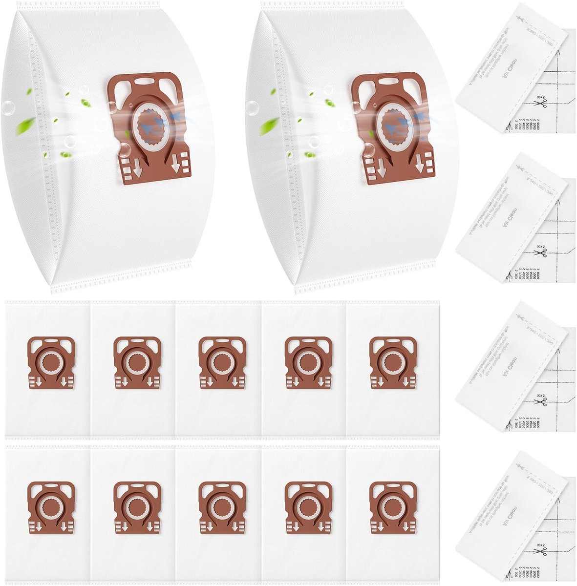16 stuks stofzuigerzakken - geschikt voor stofzuigerzakken miele Hoover Pure CO - stofzuigerzakken geschikt voor Guard M1 S8380 Flex Parquet Silence Performance Cat & Dog-serie - geschikt voor Miele TU Guard S1 L1 M1 /CO