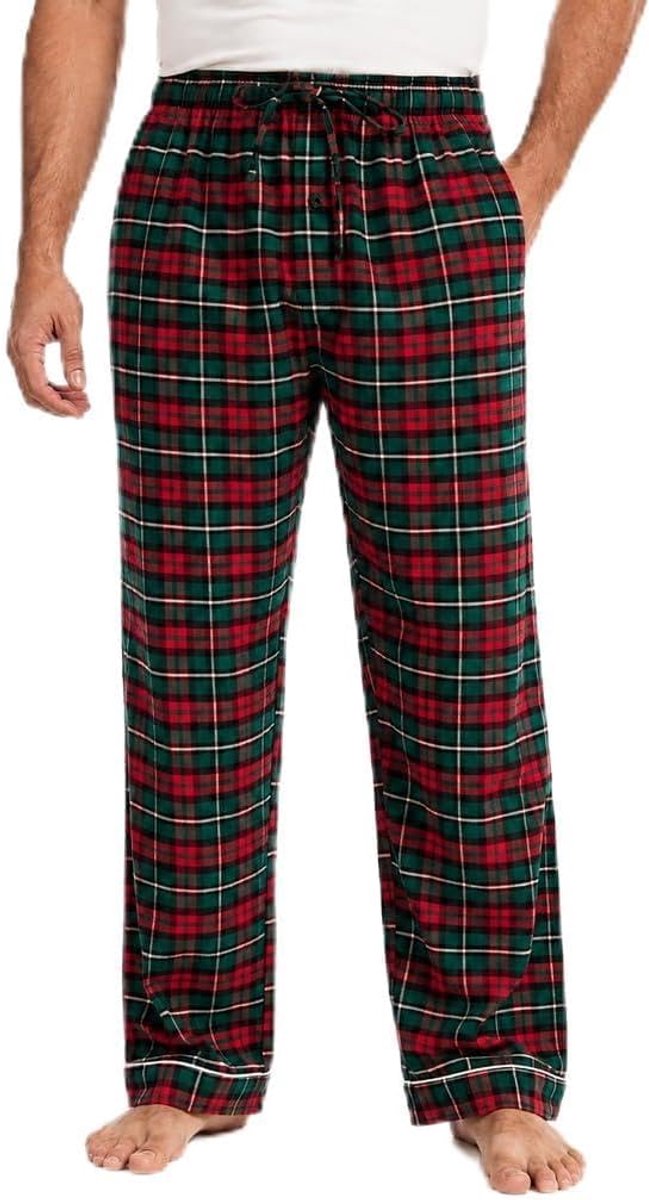 100% Katoen Flanel Comfortabele Pyjama/Lounge Bottoms Met Zakken