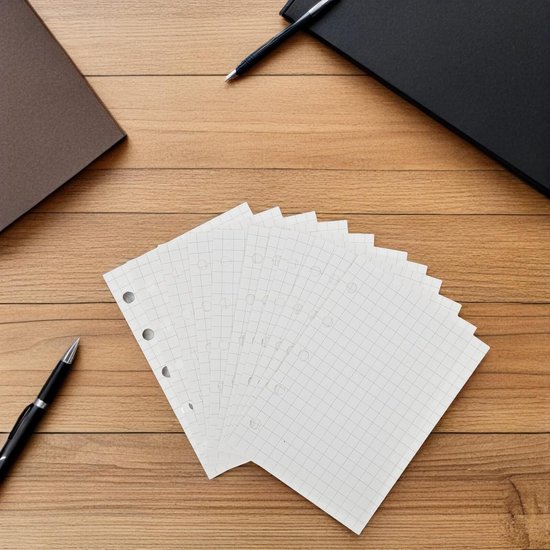 20 Stuks Mini Navulpapier Bladen Per Boek Met Gelinieerde Puntlijn Voor Binder Planner Inserts Geschikt Voor Pocket Notitieboekjes Agenda Gebruik — afbeelding 5