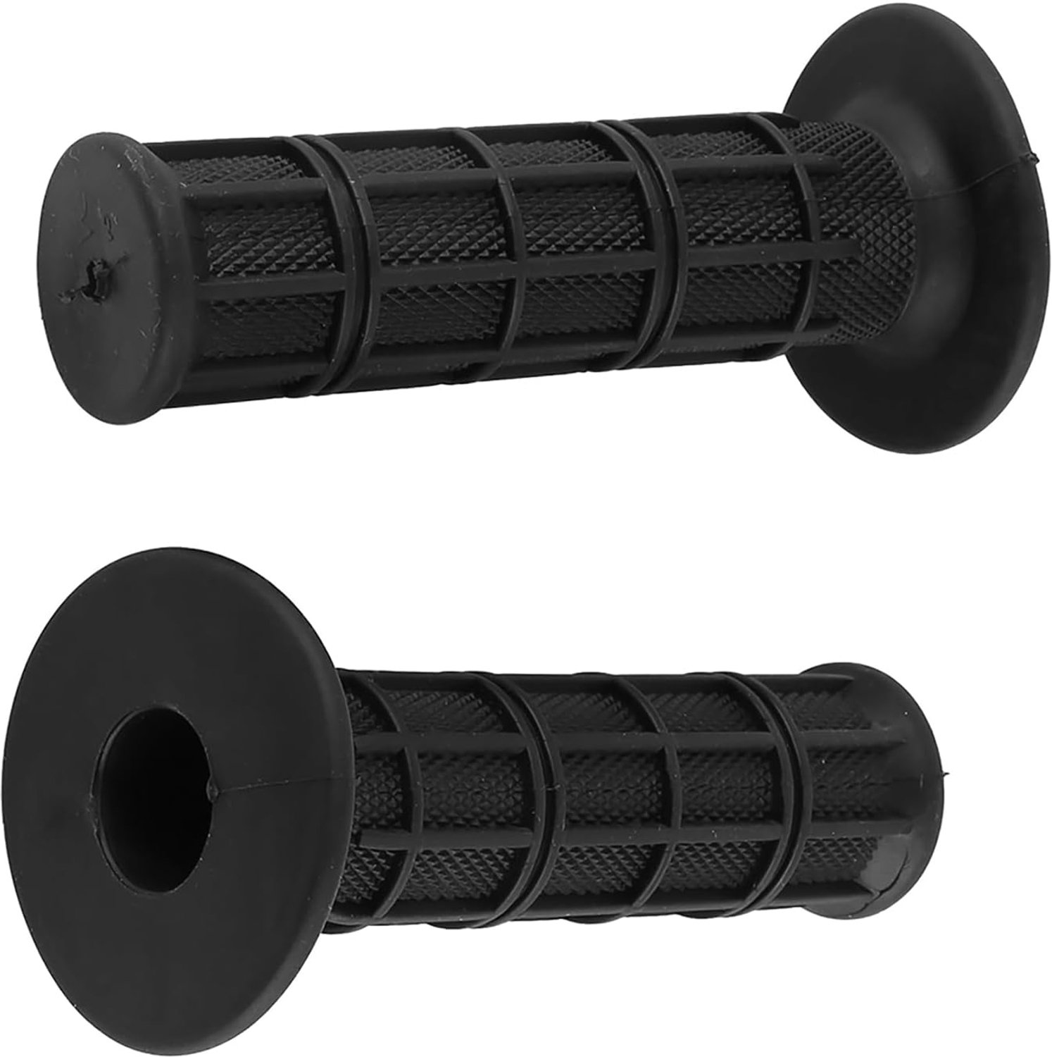 1 Paar 22 25mm 7/8in Universal Silicone Motorcycle Stuur Handgrepen Nieuw (Zwart)-Poignee Moto Cross