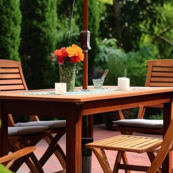 7 Stuks Delige Transparante Siliconen Parasolgatdoppen met Beschermkap Beschermend Ter Stabilisatie van Parasols voor Tuintafels Eenvoudig Te Reinigen Onderhoudsvriendelijk — afbeelding 5