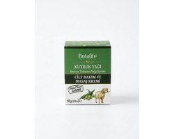 Botalife- Schapenvet Crème- Kuyruk Yagi Kremi- Staartvet Crème- %100 Natuurlijk- Voor Knie - Met Okra-zaadolie en Bijenwas- 210 ml