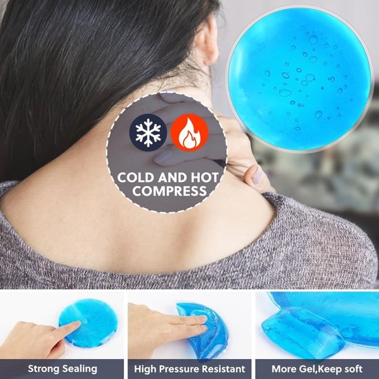 Herbruikbare IJs Packs voor Blessures, 6 Stuks Gel Koude en Warme Packs voor Gewrichts- en Spierpijn, Thermotherapie en Herstelondersteuning — afbeelding 2
