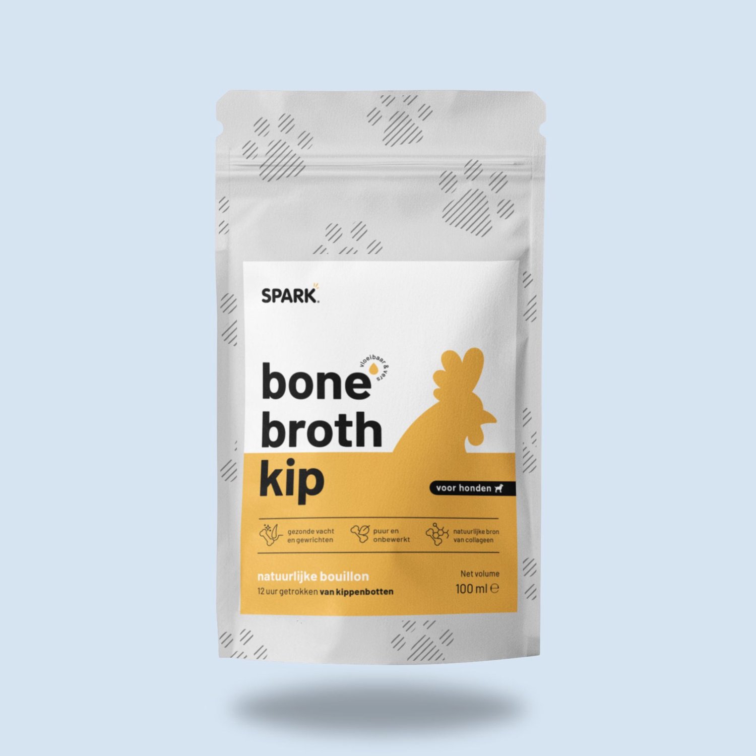 Bottenbouillon Natuurlijk - Pure Bone Broth - Honden & Katten - Kip