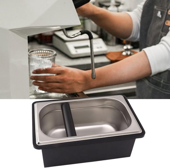 Grote Afneembare RVS Koffiemolen Box, Warmtebestendig, Ideaal voor Thuis, Keuken en Horeca — afbeelding 3