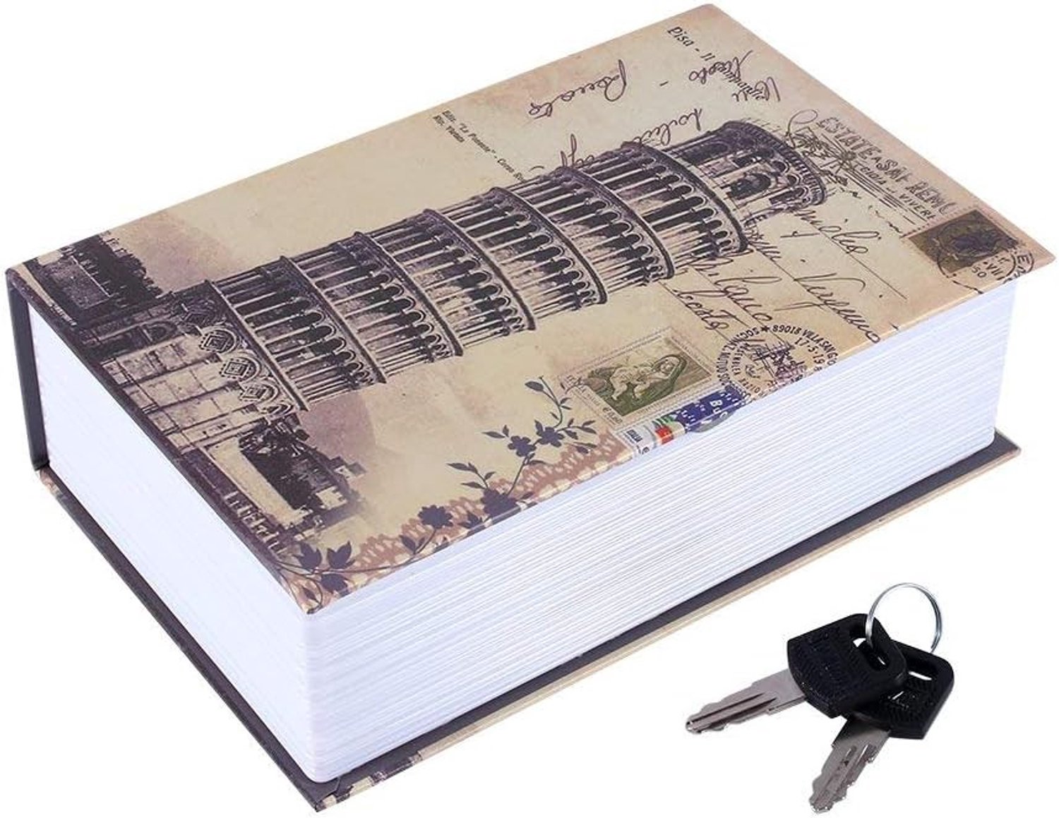 Veiligheidsbox voor Geld en Sieraden, Vergrendelbare Boek Safe met 2 Sleutels, Ideaal voor Thuis en Kantoor, Discreet en Handig voor Waardevolle Spullen