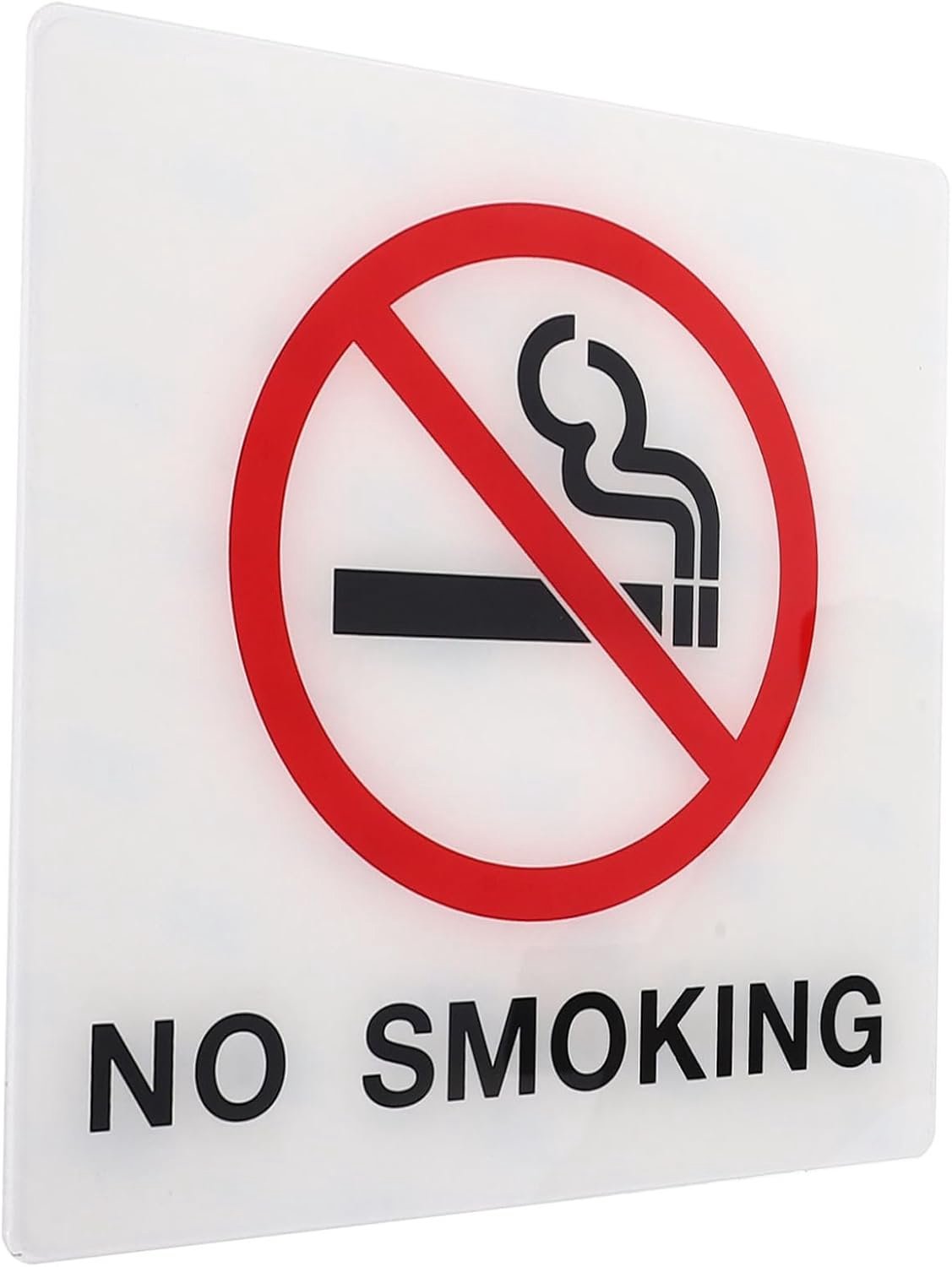 Happyyami Verboden Roken Signaal Acryl Wandbord Zelfklevend No Smoking Bord Geschikt Voor Restaurants Kantoren Eenvoudige Installatie