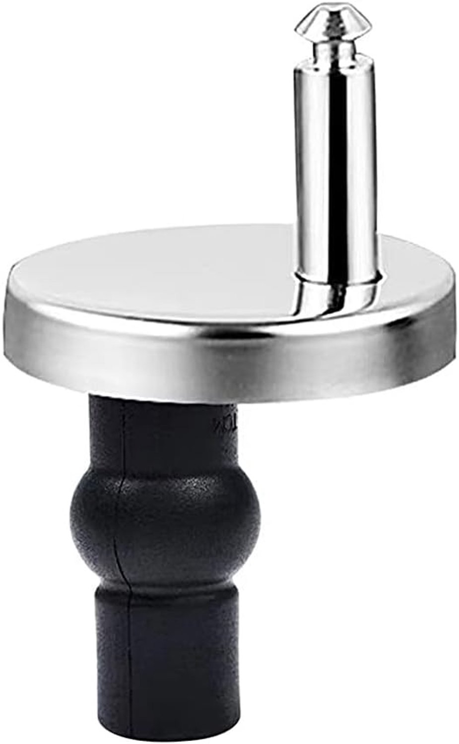 Snelle Ontgrendeling Toiletzitting Scharnier voor WC - Vervangingsset met Bevestigingsmateriaal voor Blinde Gaten en Bovenste Montage, 1 Pack