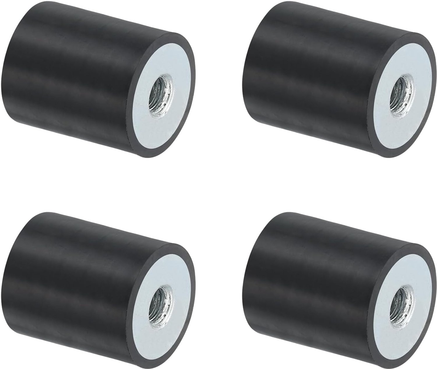 Rubber schokdemper 20 x 25 mm - universeel - set van 4 - verhoogt stabiliteit - ShopVlot