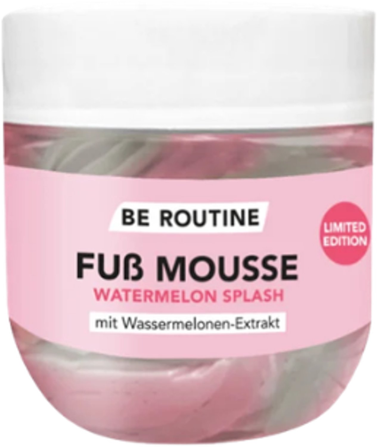 Be Routine Voetcrème Mousse - Watermelon Splash | 1x 175ml - Shea- en Mangoboter & Watermeloenextract | Vegan formule - Limited Edition