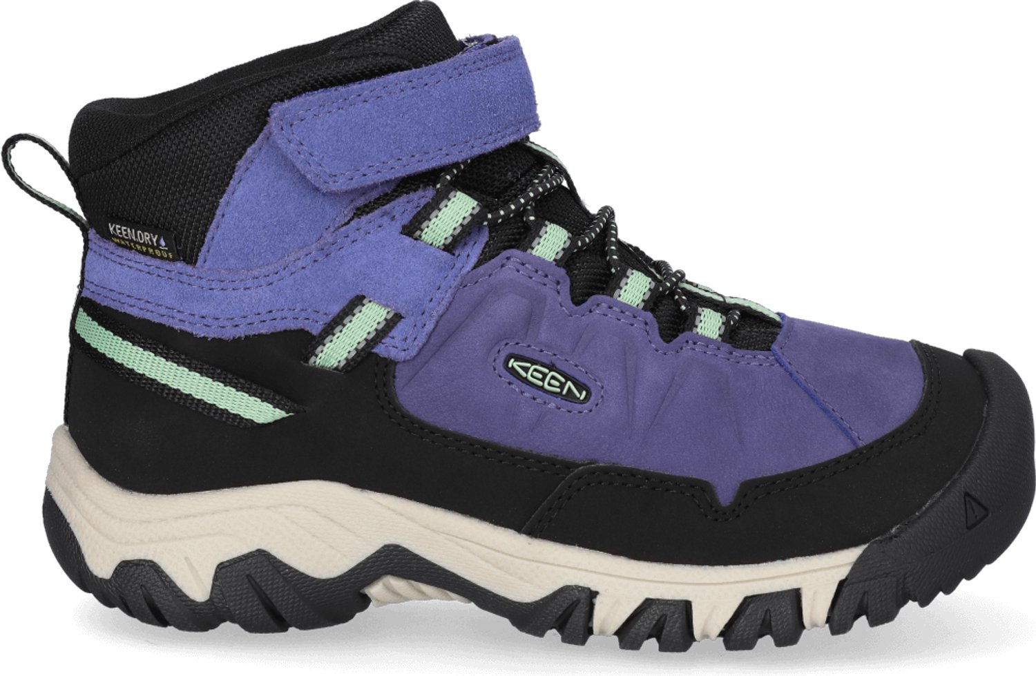 Targhee IV Mid Jongens Wandelschoenen Leer Waterdicht Blauw