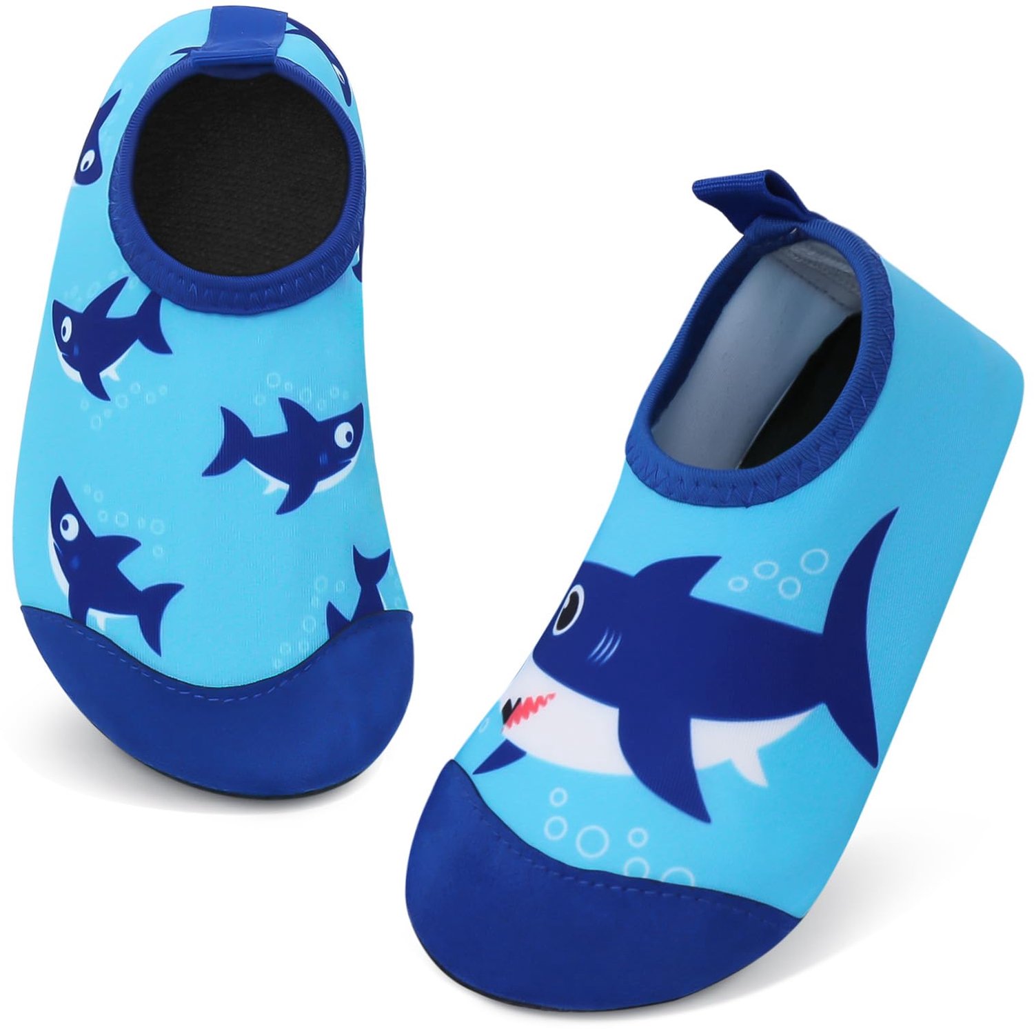 Waterschoenen voor kinderen, jongens en meisjes, antislip, strand, Blauwe Haai, 24/25 EU - ShopVlot