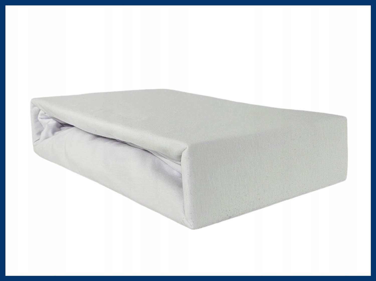 Kam-Pol Jersey Hoeslaken Wit 200x240cm - 100% Katoen Premium