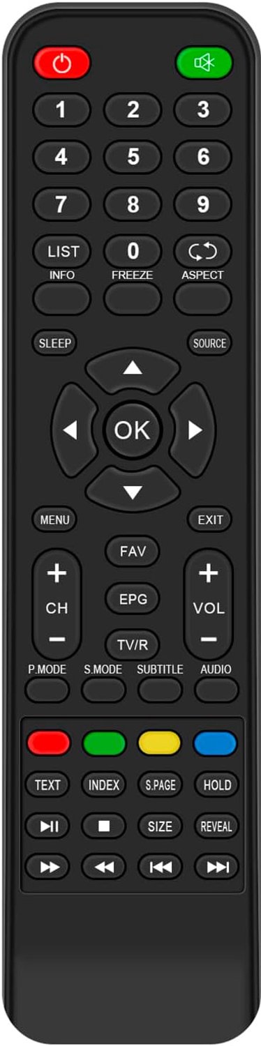 ALLIMITY Remote control compatible with Dyon TV LIVE 24 PRO V2, LIVE-24-PRO-V2 - ShopVlot