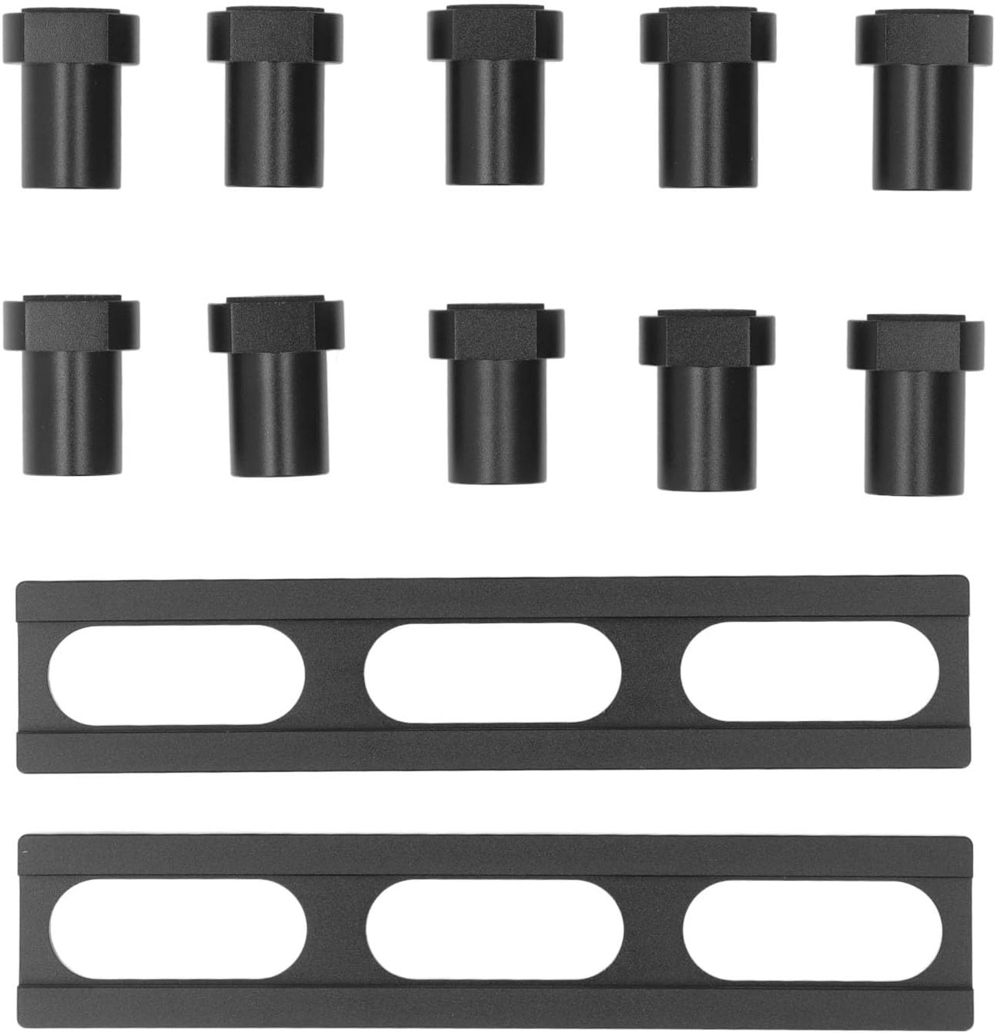 Chrees Aluminiumlegering, hoge sterkte, hondenset voor nauwkeurige houtbewerking, stopplank, frezen, snijden, slijpen voor MFT-werkbanktafel (19 mm)