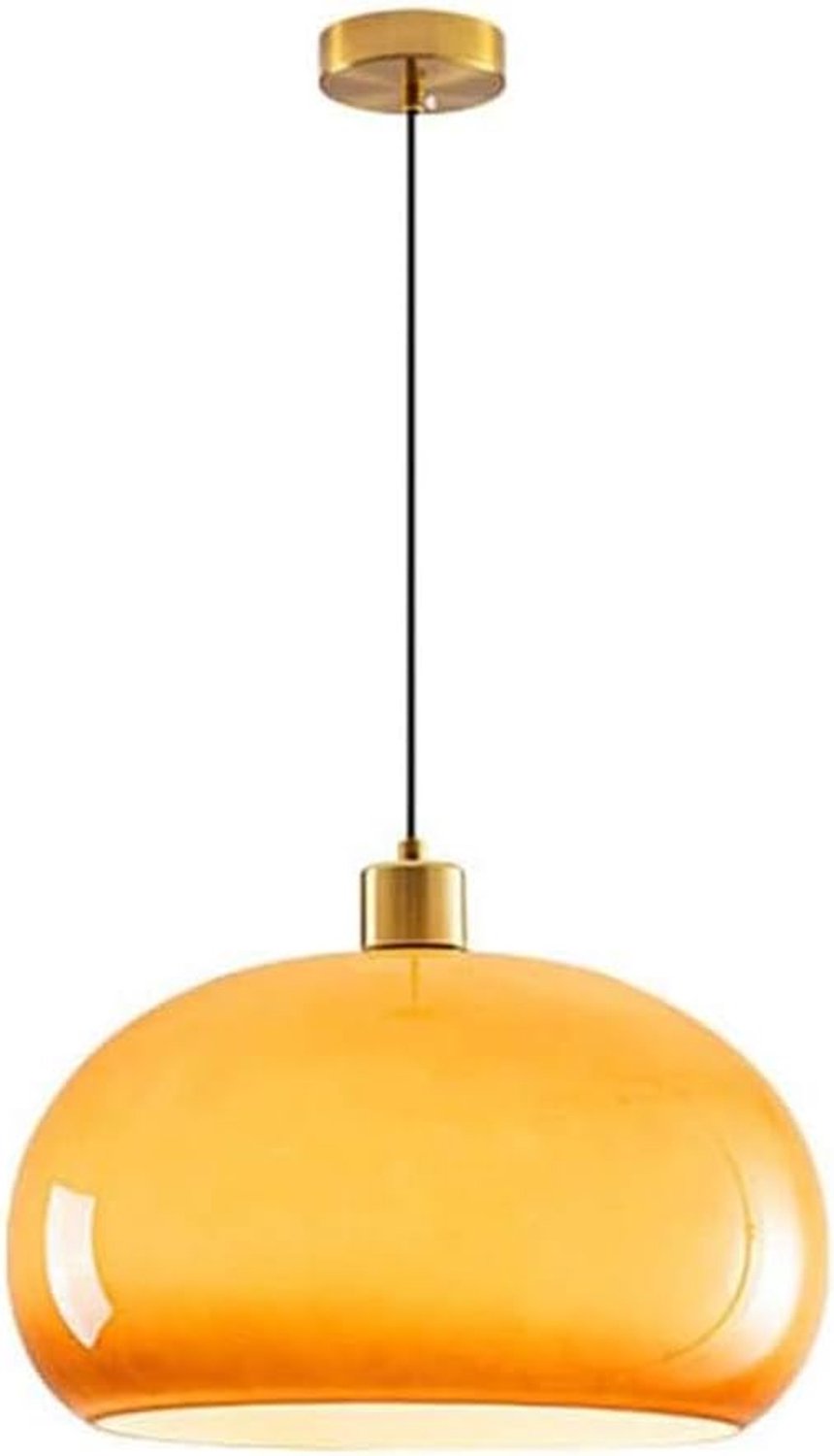 Plafondlamp kroonluchters oranje glas armaturen goud oranje glas hanglamp glazen plafond woonkamer slaapkamer hal