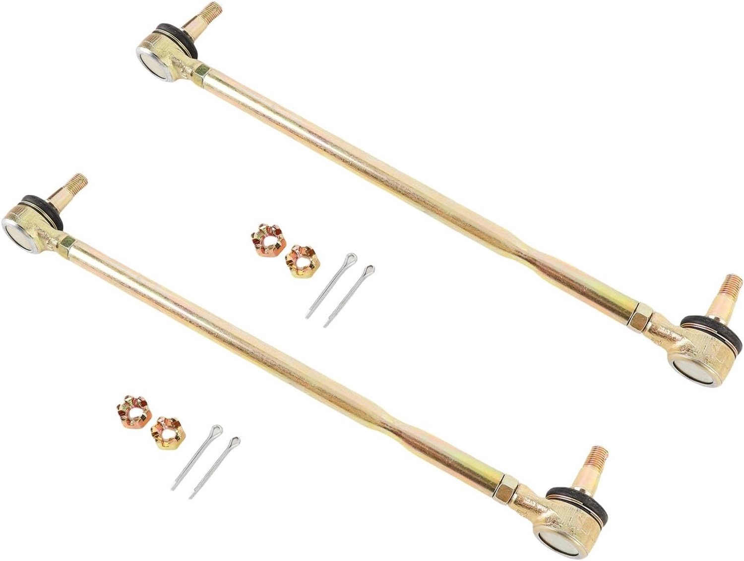 Tie Rod End Kit voor Warrior 350 YFM350 (1987-2004) - 2 Sets voor ATV, Eenvoudige Installatie, Perfect voor Doe-Het-Zelf Enthousiastelingen, Duurzaam en Betrouwbaar