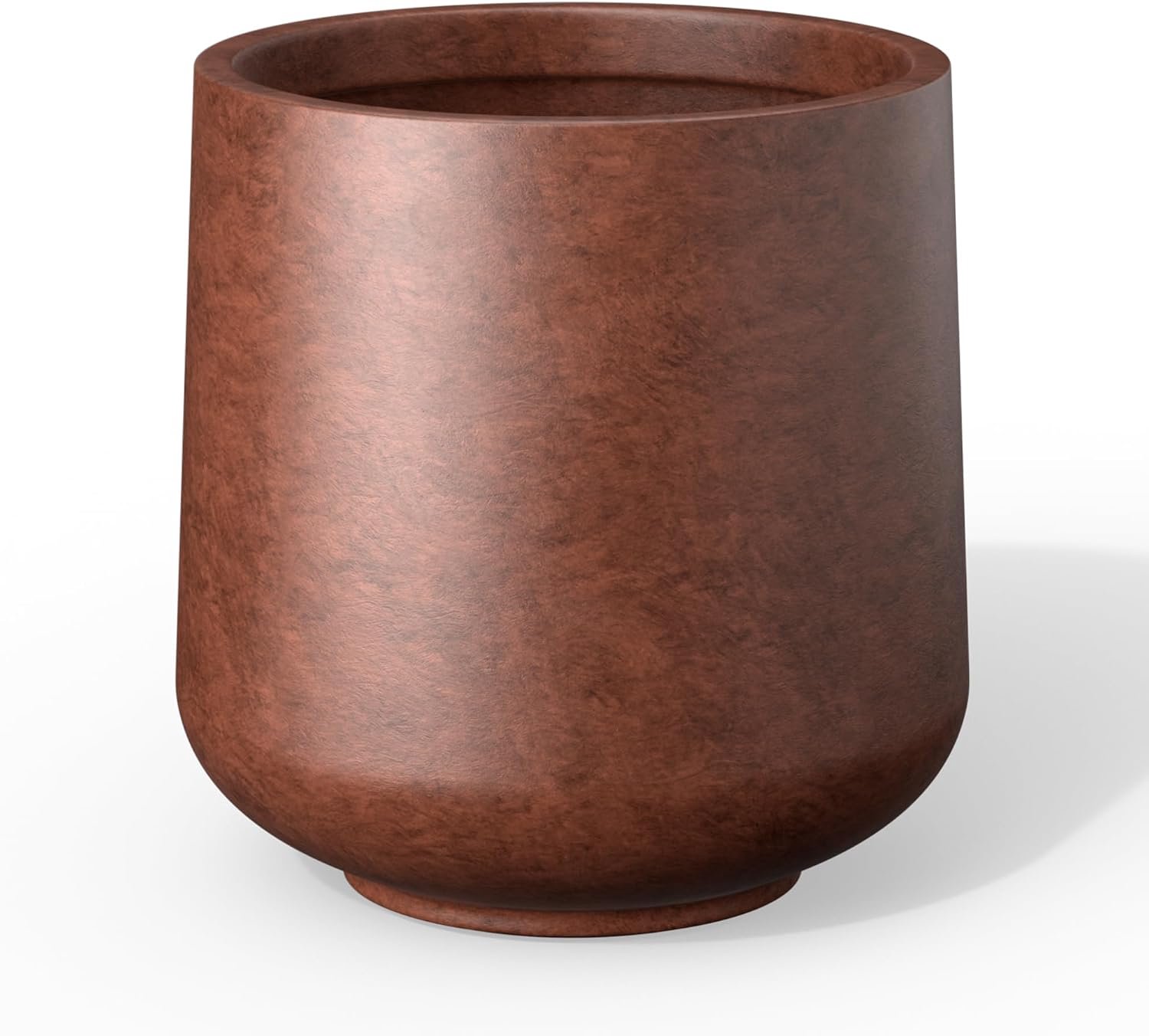 Kante Ronde betonnen plantenbak, roestig, 29,5 cm D