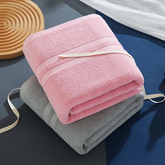 1 stuks keperstof satijnen badhanddoek, multifunctioneel gebruik als bad fitness, badkamer, douche, sport, handdoek, omgaan met verschillende situaties moeiteloos.27,5 x 55 inch (grijs) A — afbeelding 4