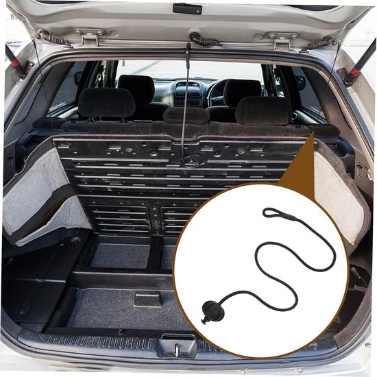 2 Stuks Delige Universele Achterklep Spanband met Bal Verstelbare Achterklep Scheidingskoord voor Auto Eenvoudig Te Installeren Veelzijdig voor Reizen Thuisgebruik — afbeelding 3