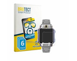 BROTECT - Screenprotector voor Imoo Smartwatch X10 1.6" - Folie Beschermfolie transparant 6 Stuks