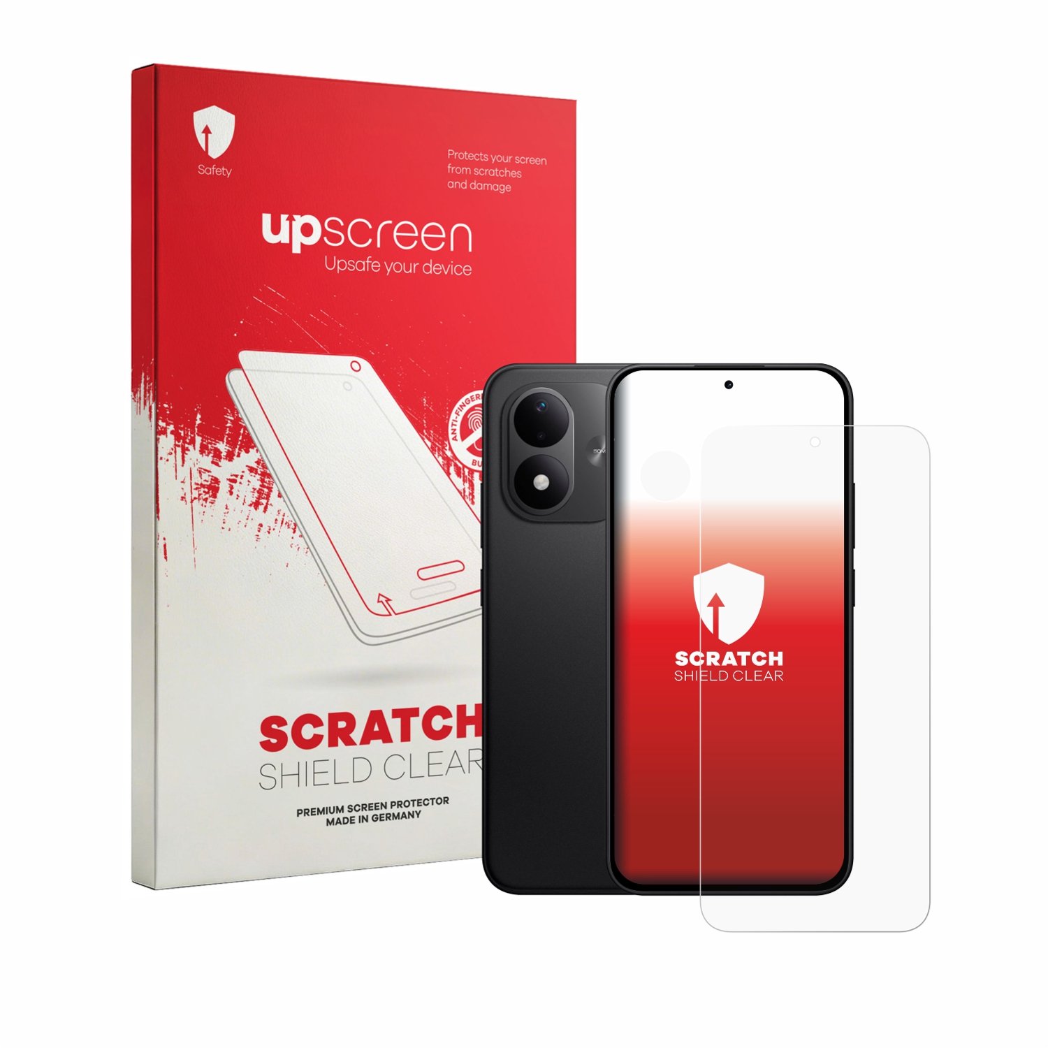 upscreen - Screenprotector voor Xiaomi Redmi Note 17 (Voor+Camera) - Folie Beschermfolie transparant