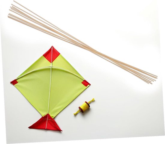 20 Stuks Bamboestokken voor Knutselactiviteiten Flexibele Splintervrije Vliegersteunen voor Jongen Meisje Veilige Diy-kit voor Ouder-jongen Meisje Interactie Buiten Creativiteit — afbeelding 5