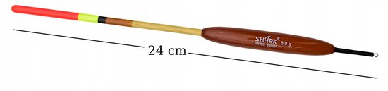 Merkloos Doorvoerspaan van Balsa - 8g / 24cm — afbeelding 2