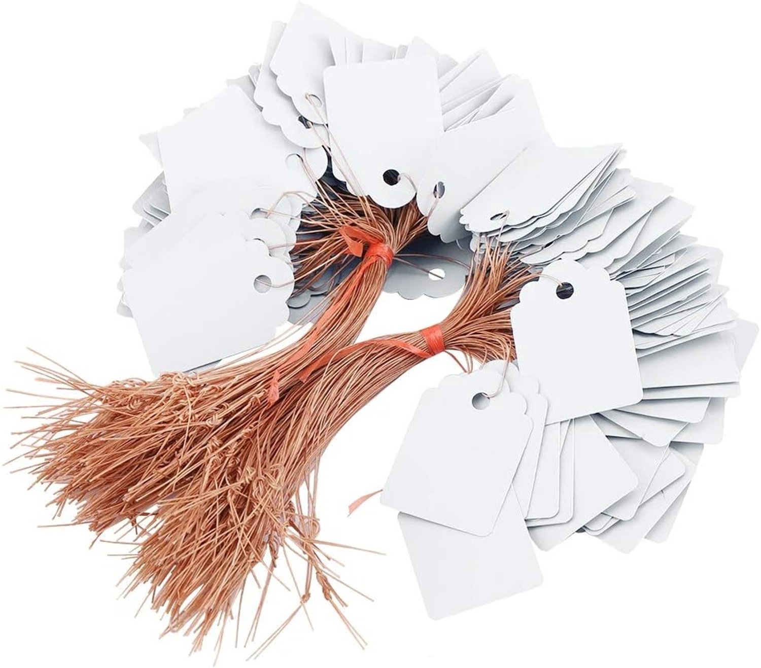 PVC hangende planten tags 200 delen / set waterdichte bloem zaden naam boom label marker teken voor kleuterschool tuin 3,5 * 2,5 cm (wit)