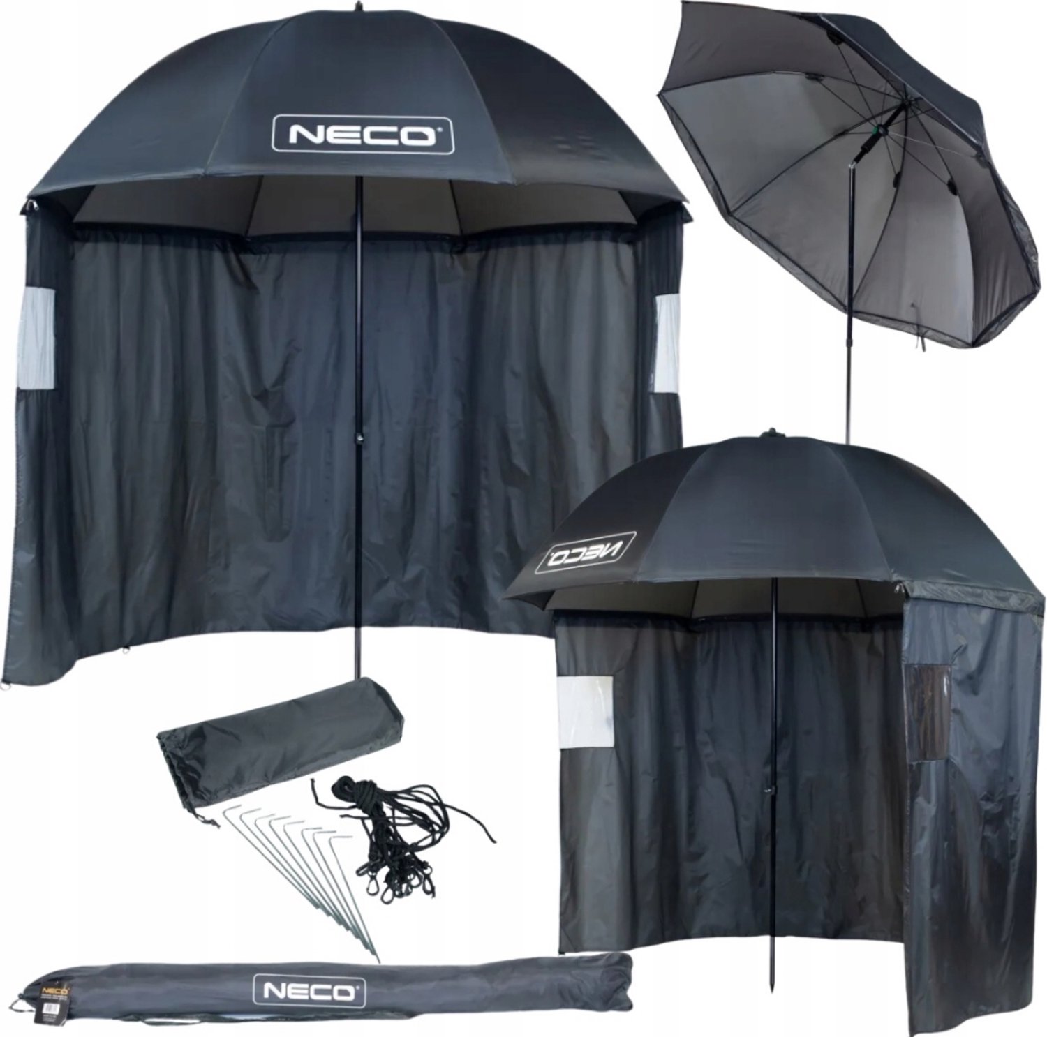 Waterdichte Visparaplu Tent 220cm - Ideaal voor Vissers