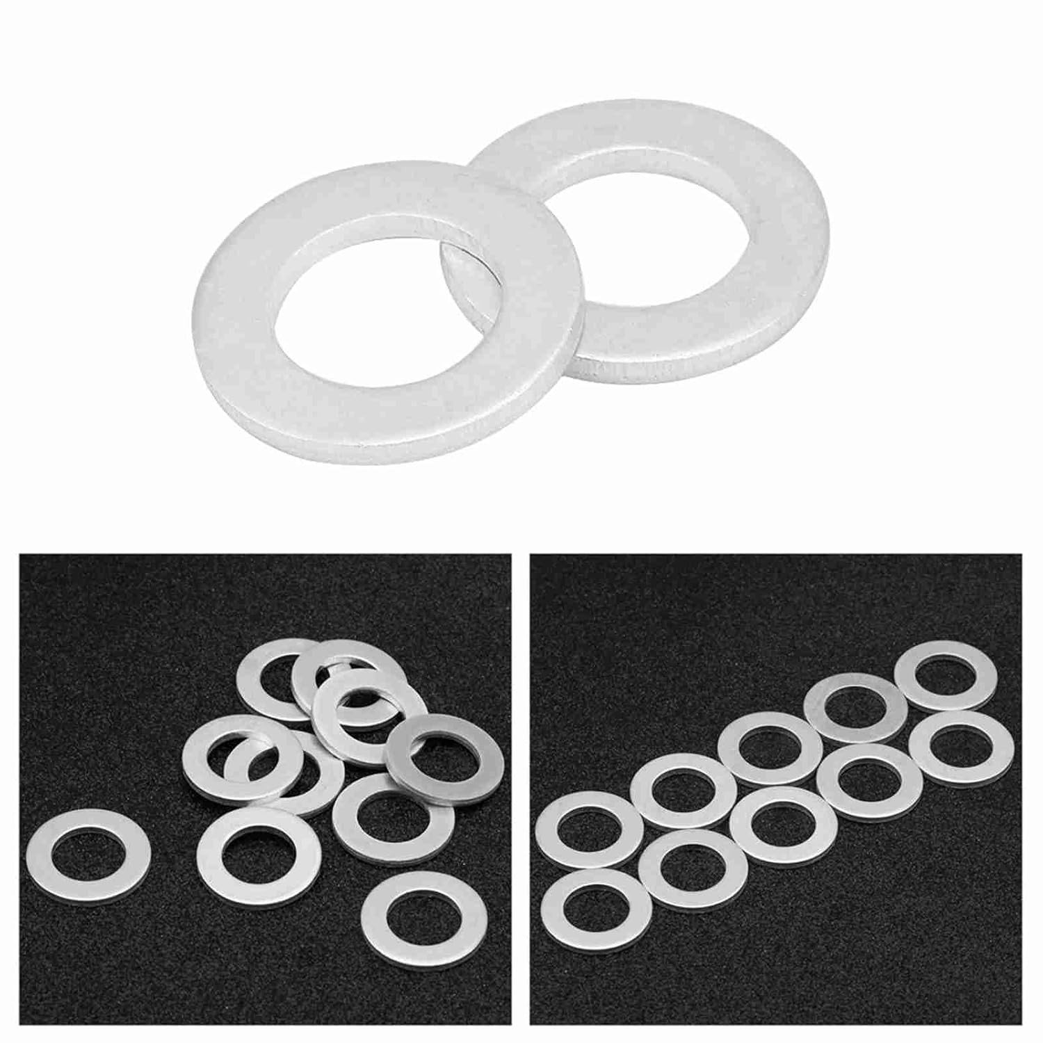 10 Stuks Olie Afvoerplug Ringetjes - Vervangende Gasket voor Olie Afvoerplug, Geschikt voor Diverse Voertuigen