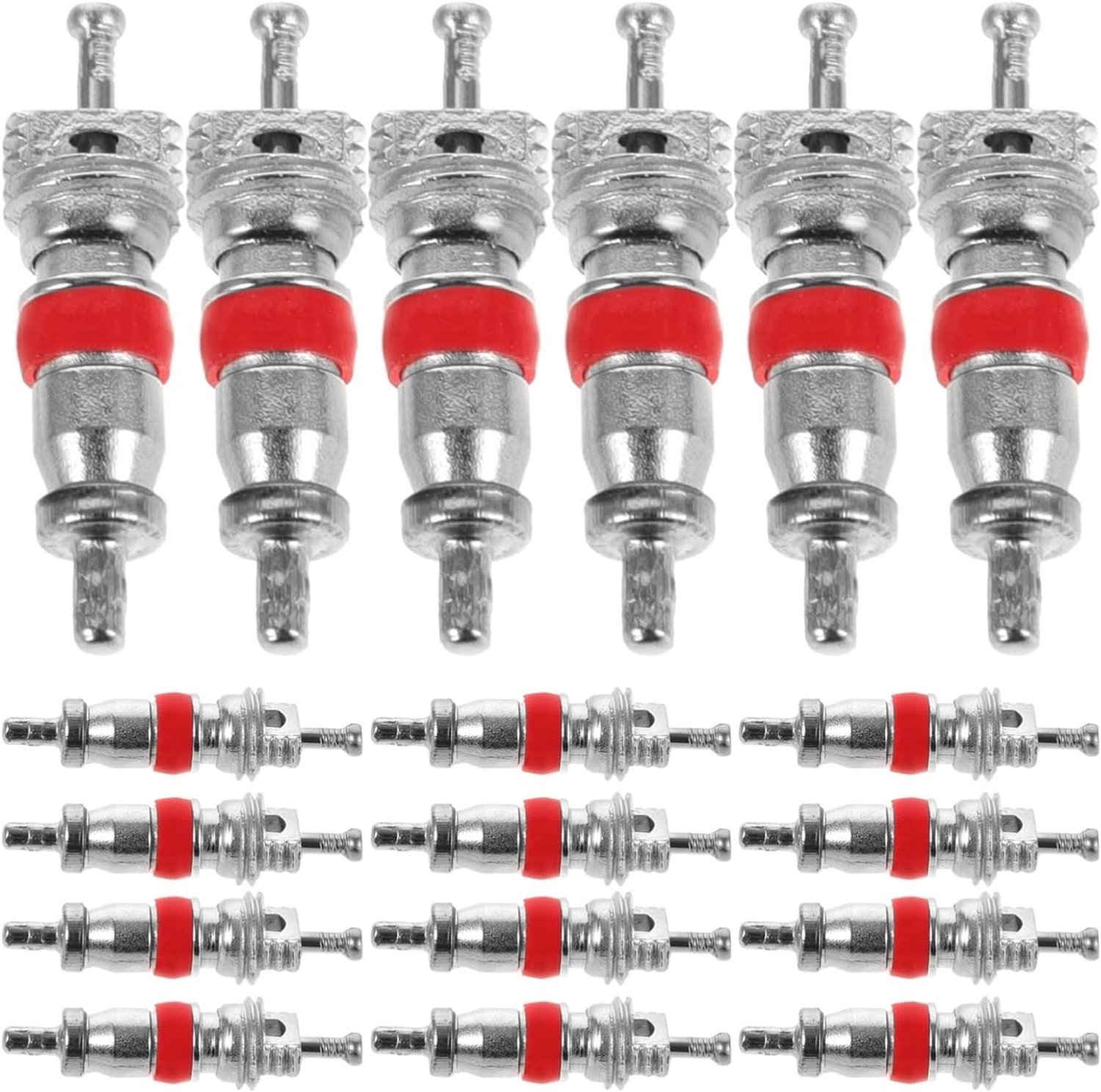 Happyyami Vervangende Bandensteel Kernset 100 Stuks Ventielsleutels Voor Banden Voor Autos Vrachtwagens En Motorfietsen