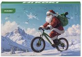 Hikoki gereedschap voor je fiets verpakt in 24 vakjes als cadeau als adventskalender zonder accuboormachine met tools