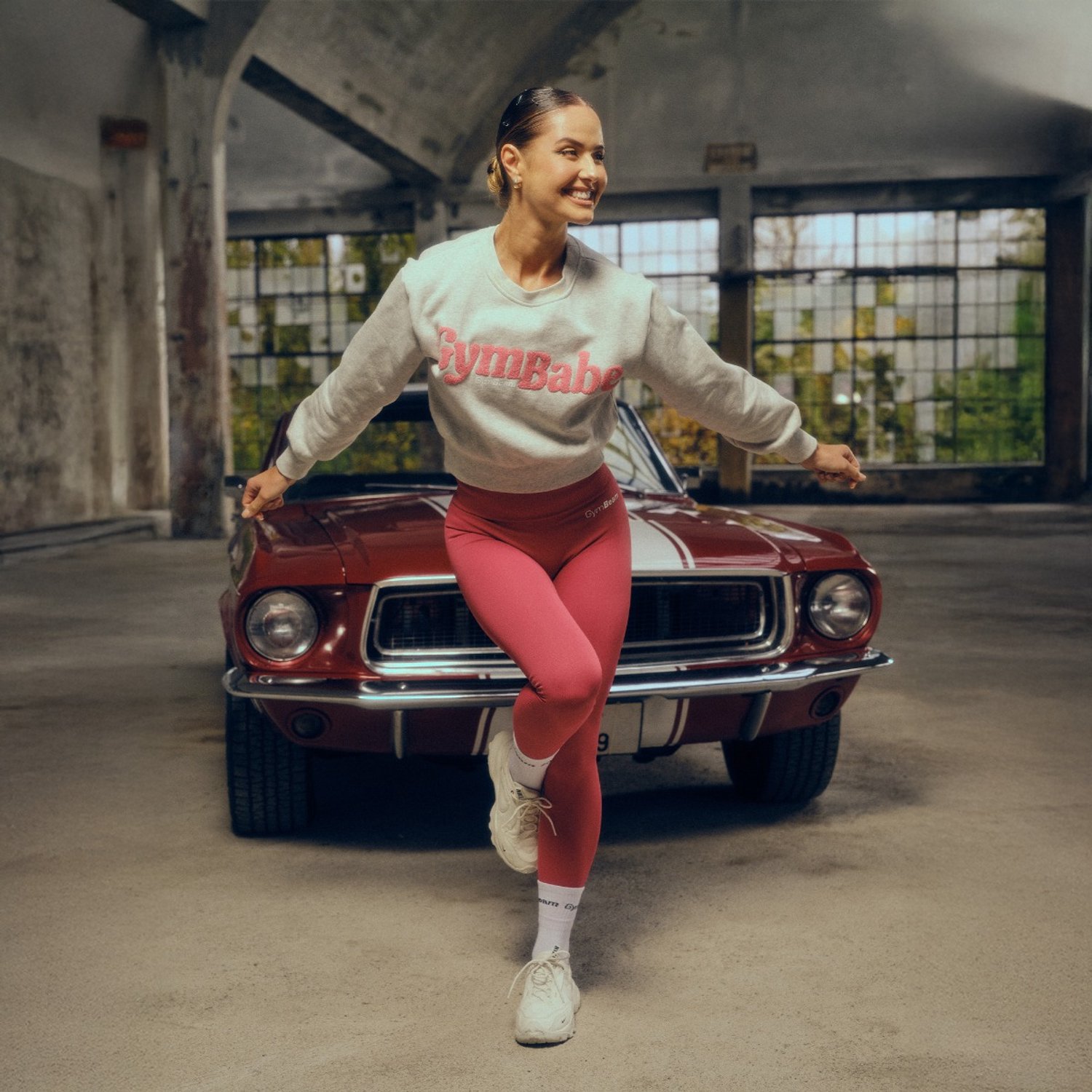 GymBeam Dames GymBabe Trui Wolk L