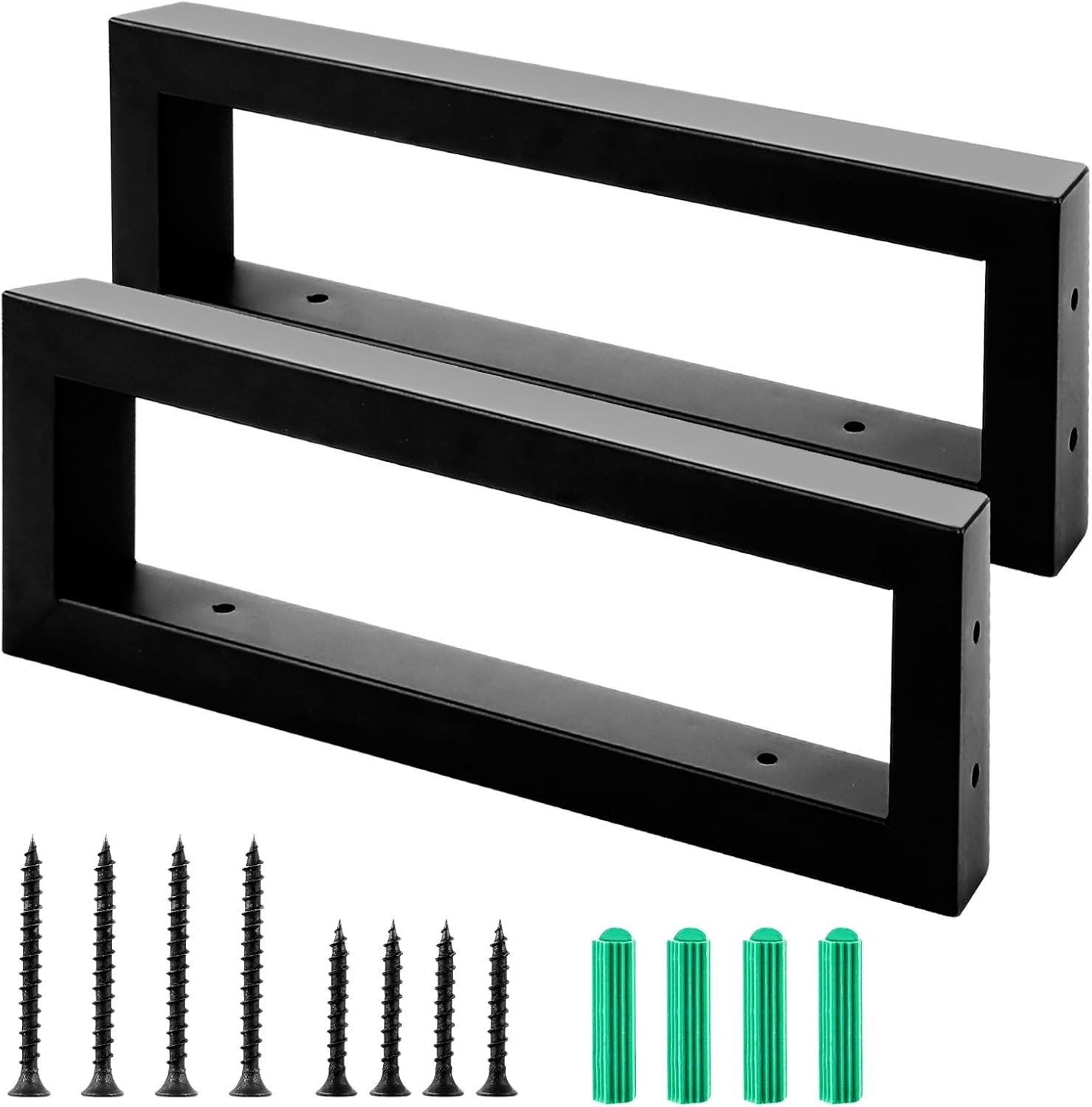 2-delige wastafelhouder 30 cm in zwart voor badkamer en keuken, stevig en stijlvol design