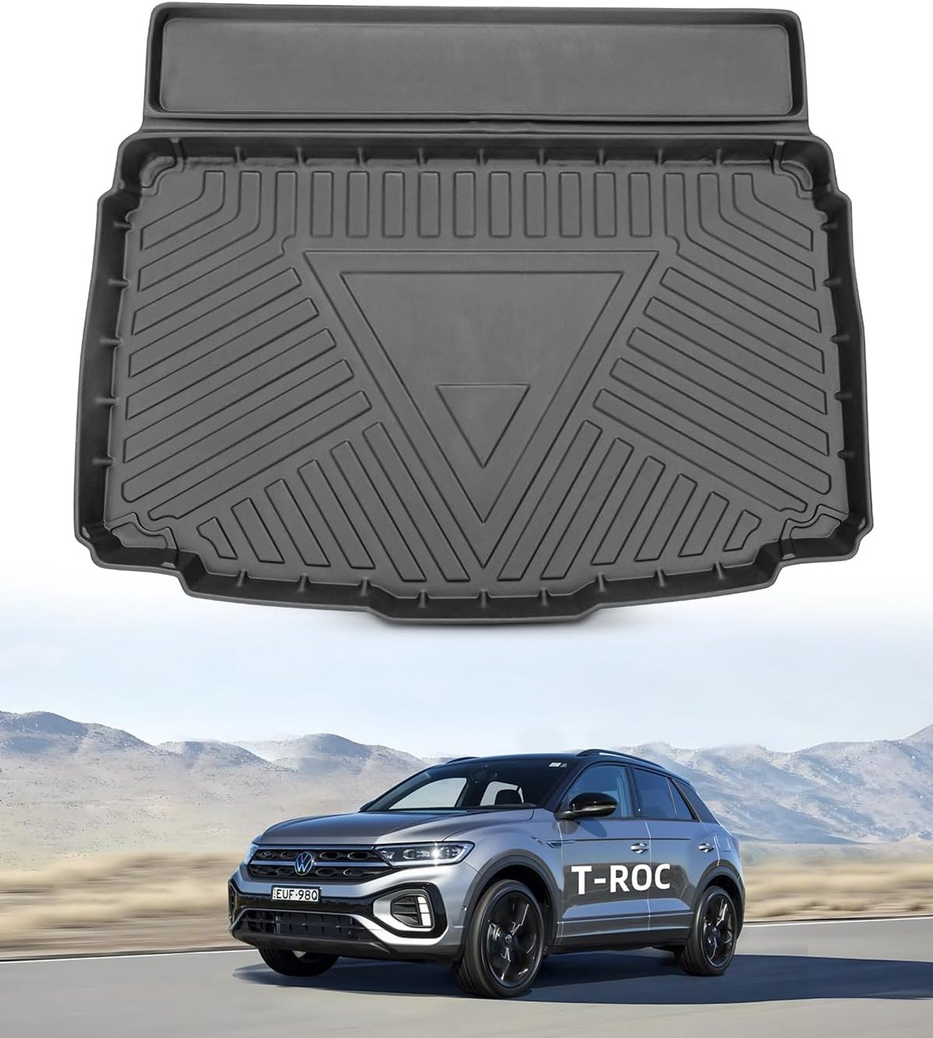 TPE Lower Trunk Mats for VW T-Roc 2018-2025 - ShopVlot