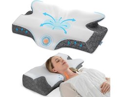 Elviros Cervical Memory Foam Pillow - orthopedisch nekkussen