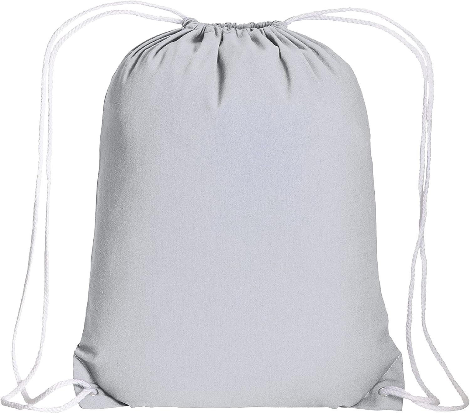 Generico Gym Bag Backpack Cotton with Pull Closure Made of Durable Fabric Gym Bag, White, One Size, White, One size - ShopVlot