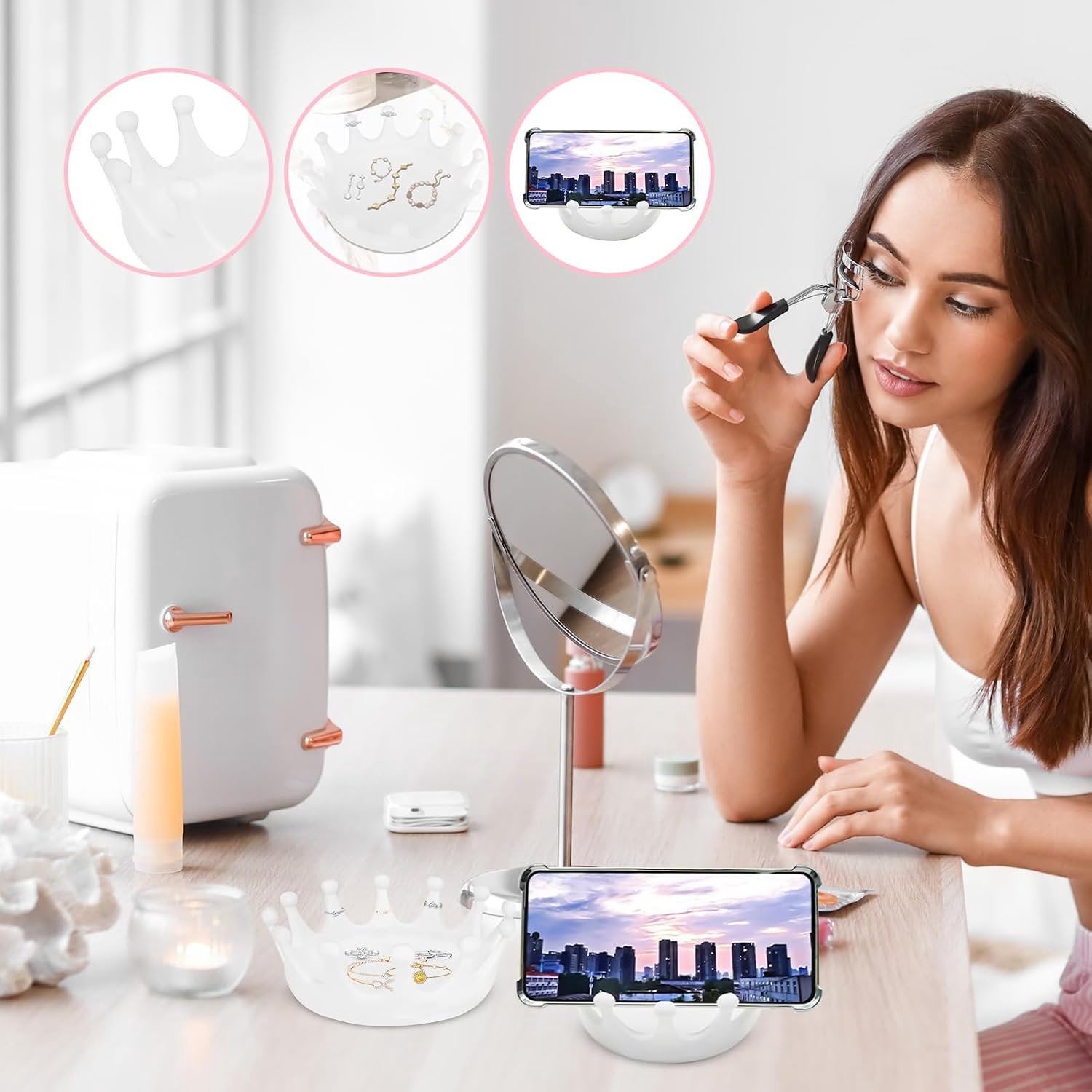 Sieraden Schaaltje Betekenisvolle Multifunctionele Decoratieve Tiara-vorm