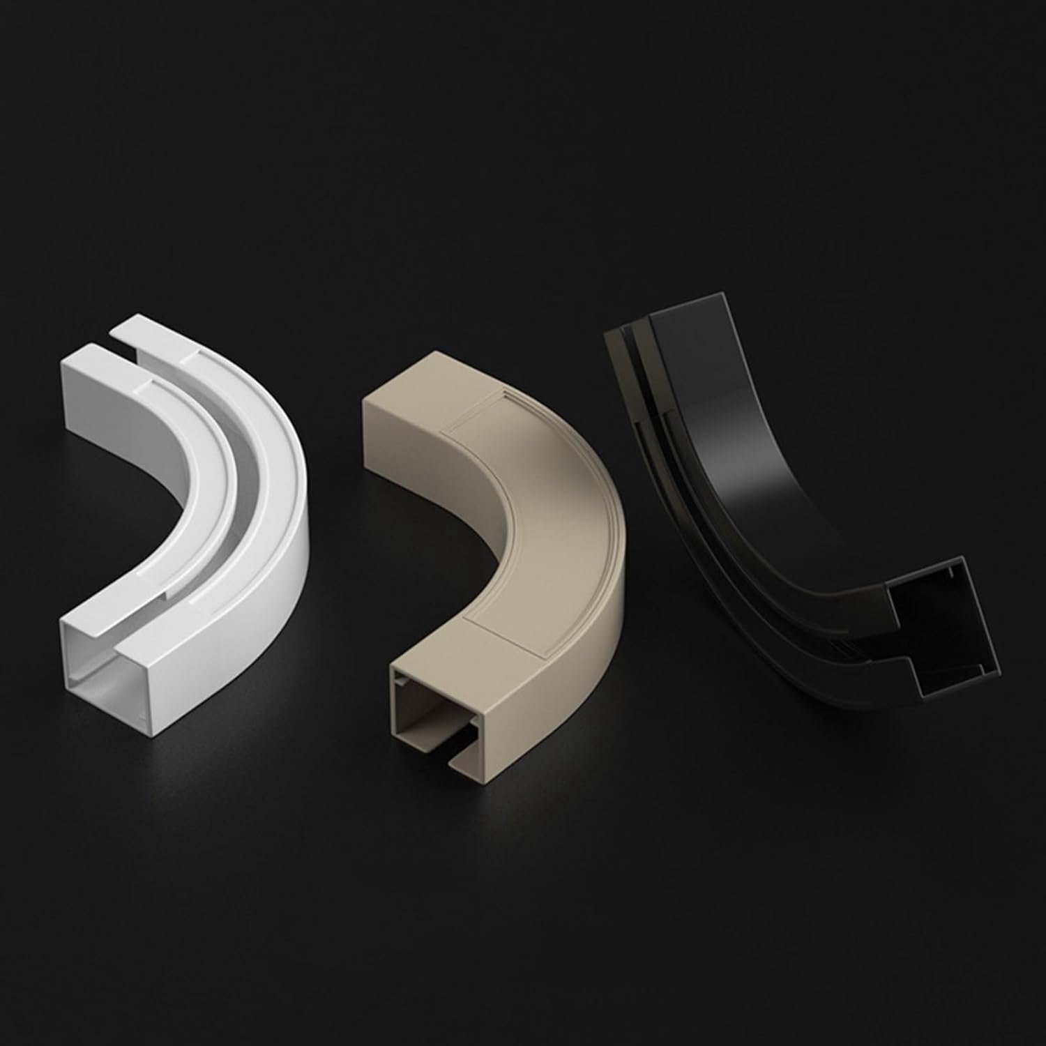 Heavy Duty aluminium gordijnrail set 2 ft - 6 m - railsysteem voor plafond/wandmontage voor gordijnenIdeaal voor woonkamer en slaapkamerWitte afwerking Joiner Size