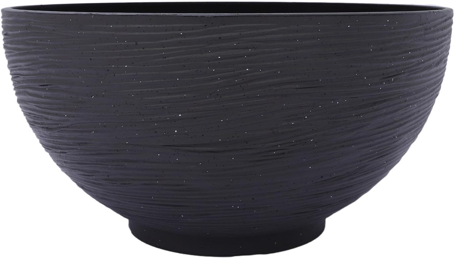 Plastic Water Lotus Bowl Lichtgewicht Hydroponische Plantenbak voor Waterlelies Vetplanten Ronde Zwarte Tuinpot voor Balkon Buitendecoratie