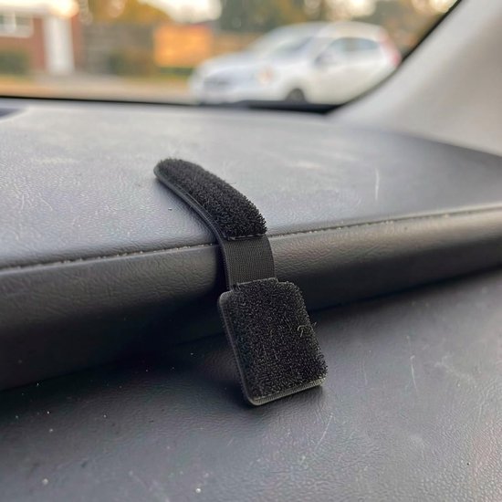 24 Stuks Herbruikbare Zelfklevende Lus Kabelbanden Draagbare Organizer Strips voor Bureau Auto Huis Geschikt voor Tv Computer USB Kabelbeheer — afbeelding 3