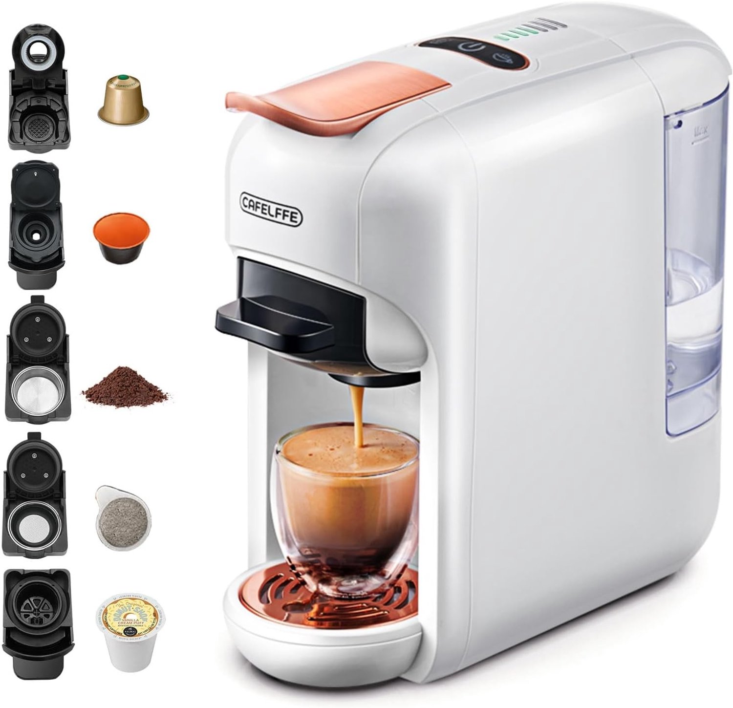 Koffiezetapparaat - Multifunctioneel - 5-in-1 Koffiezetter - Warm en Koud - Voor Thuis en Kantoor