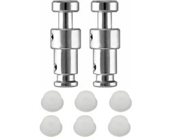 SnelShoppen - 2 Stuks Vervangende Float Valve Hoogdruk Pan Onderdelen met 6 Dichtingringen voor Instant Pot Duo, Ultra en Lux, RVS, Keukenaccessoires