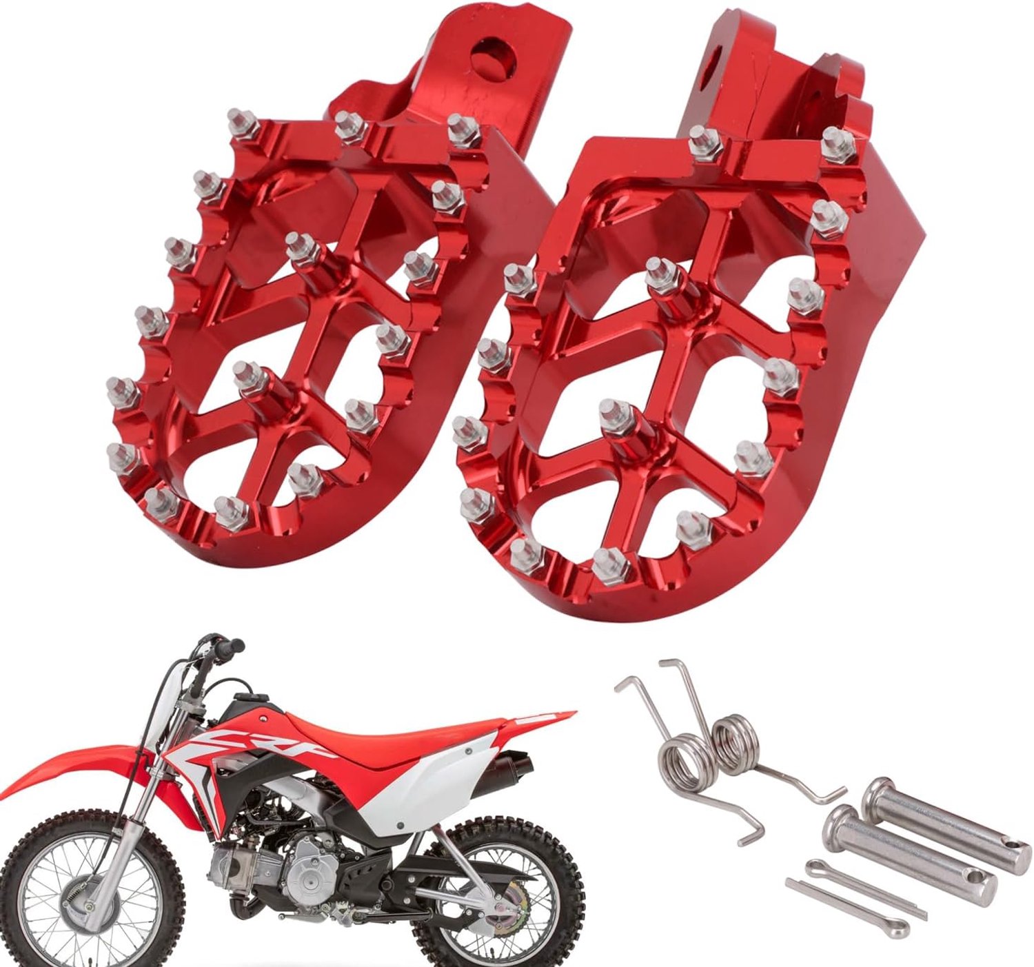 Motorfiets voetsteunen, voor CRF110F 2013-2022 CRF125F 2014-2023