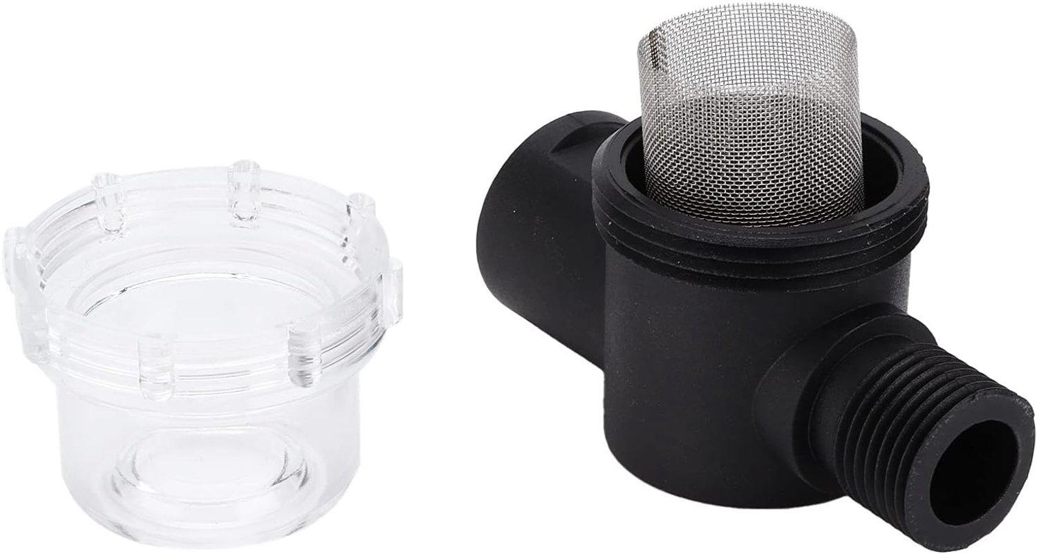 Waterpompzeef, 50-mesh roestvrijstalen filter voor - en huisinstallaties, 1/2 inch twist-on-design