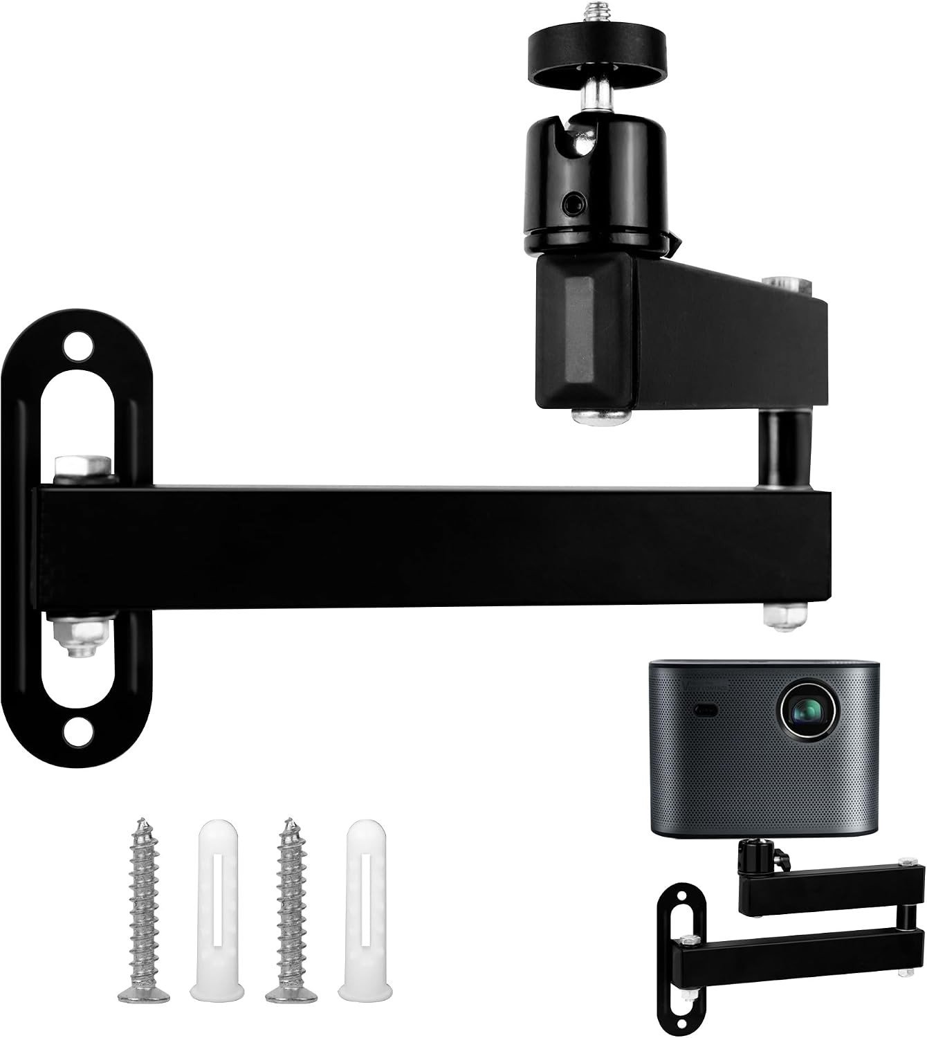 Projector Houder - Zwart - 35 cm - Metalen Verstelbare Beugel voor Projectoren en Camera's