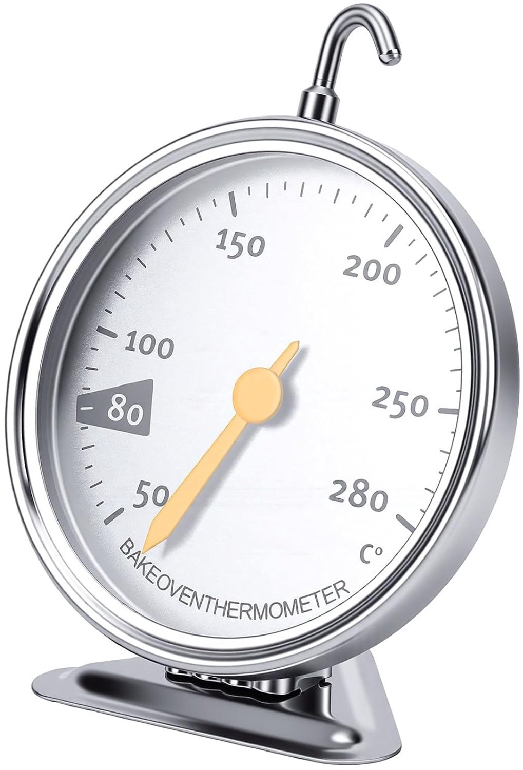 Annadue Roestvrijstalen Oventhermometer, 50-280°C, voor Fornuis en Oven
