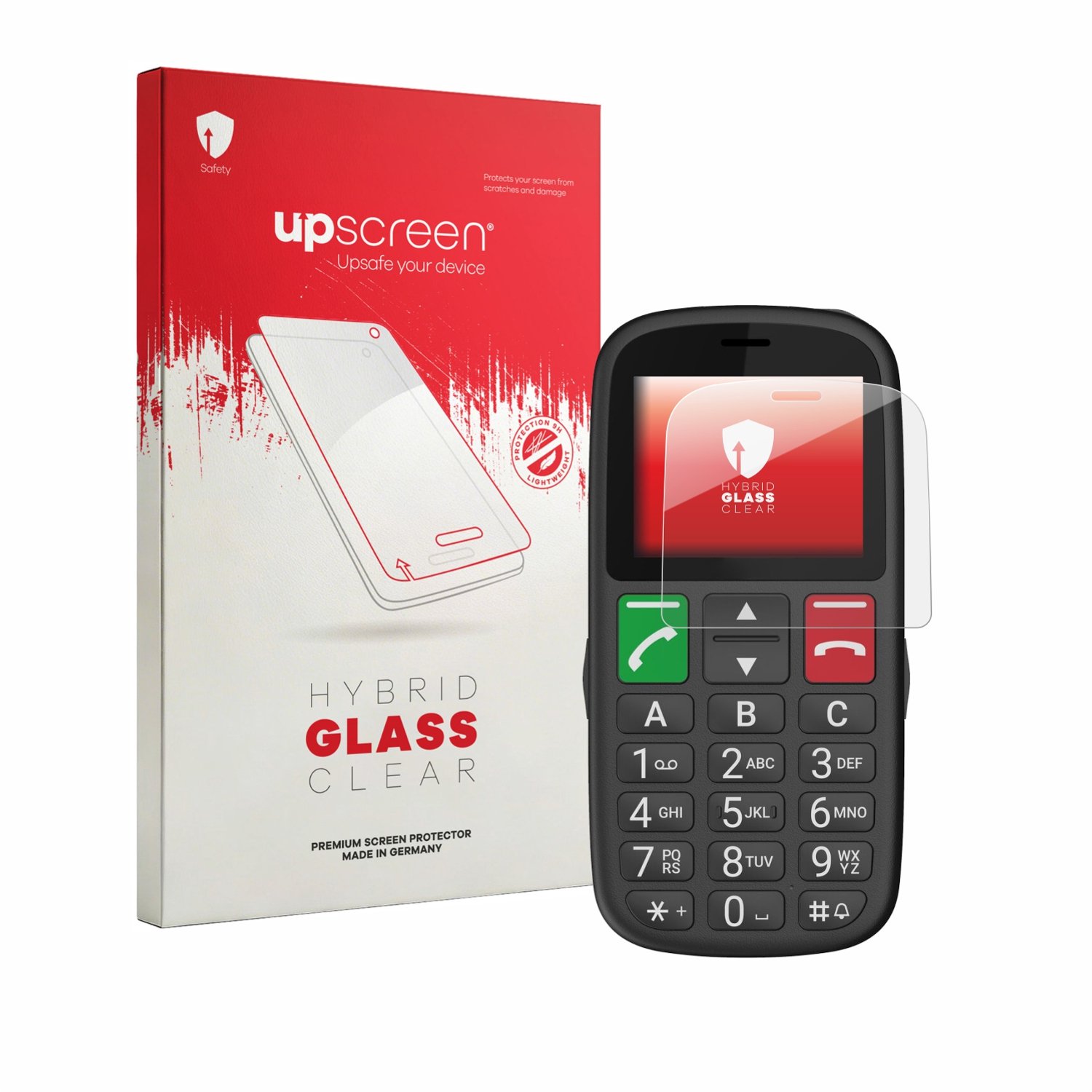 upscreen - Screenprotector voor Gigaset GL30 - Folie Beschermfolie Beschermglas transparant