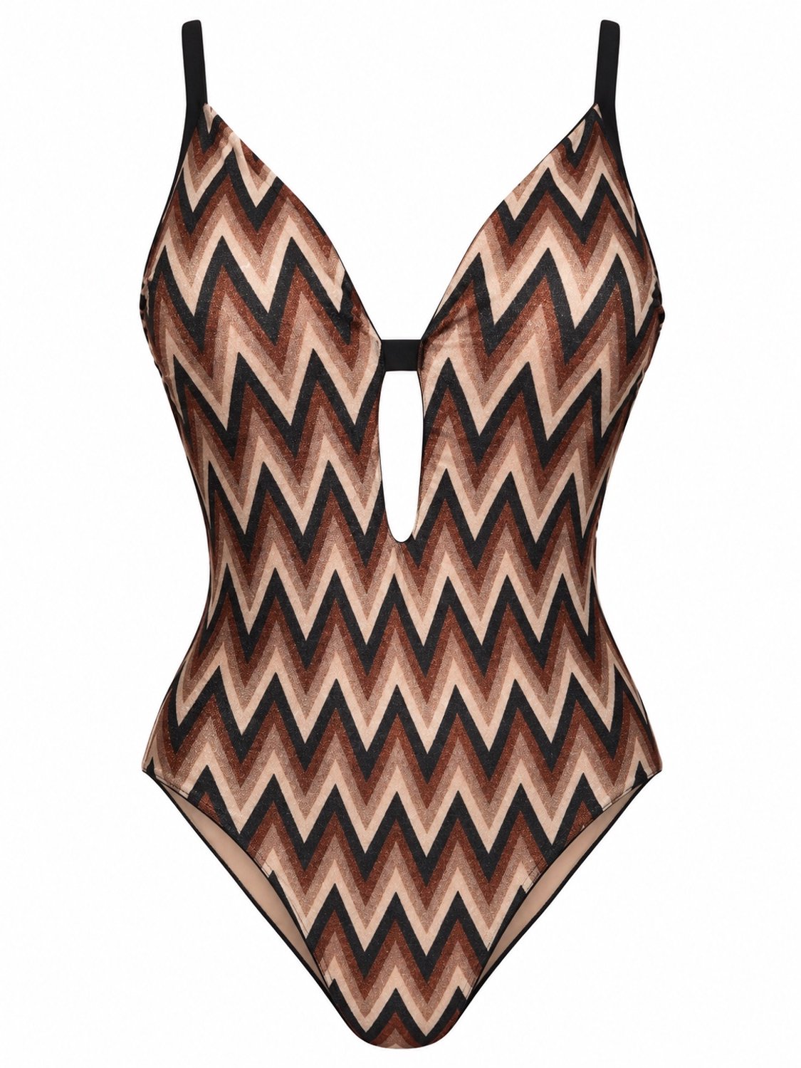 Marie Jo Swim Su Ana Plunge Badpak Zonder Beugel 1007031 Miramar Bruin
